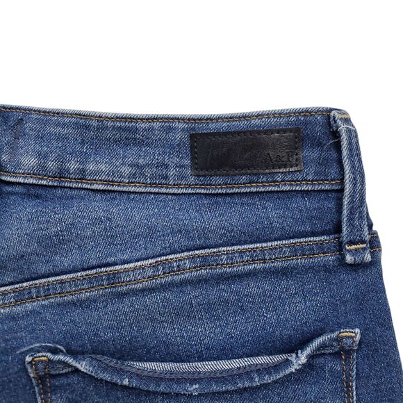 Abercrombie & Fitch Simone High Rise Jean Shorts Womens 6/28 Denim Cuffed Fray - Picture 6 of 8